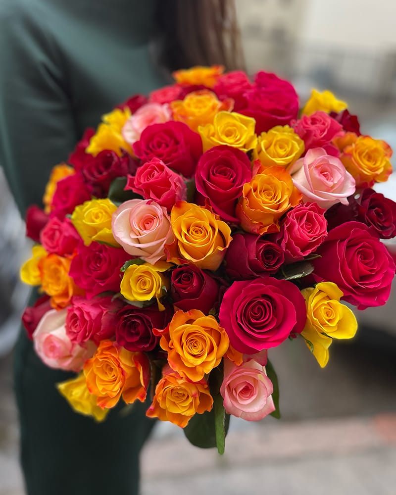 Rožu pušķis raibais