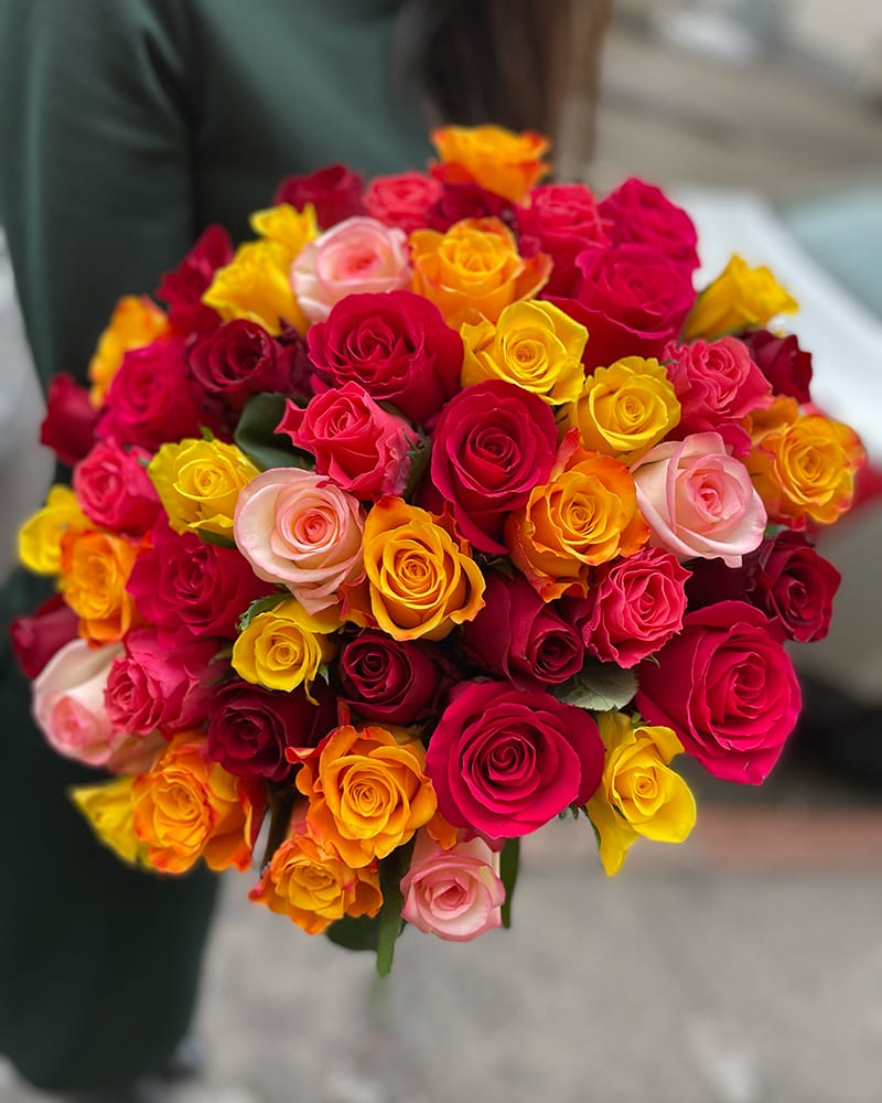 Rožu pušķis raibais