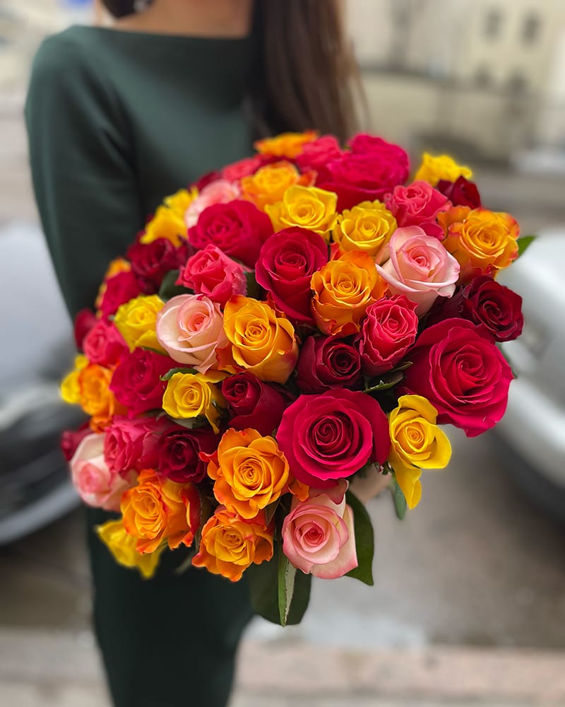 Rožu pušķis raibais