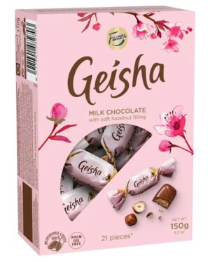 geiša konfektes