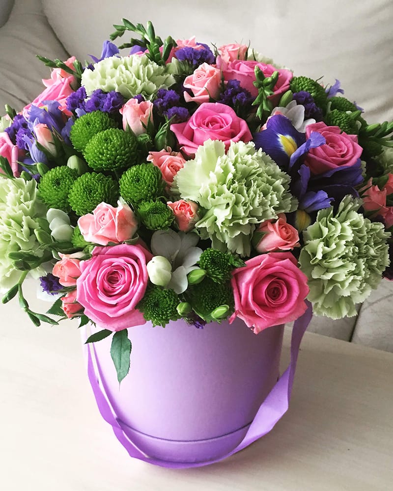 Ziedu kompozīcija kastē - Image 2