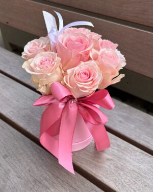 Ziedu kastīte "Mazliet rozā"