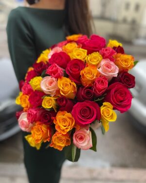 51 dažādu krāsu roze