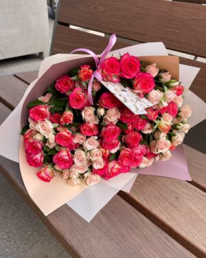 Krūmrozes oranžas, rozā